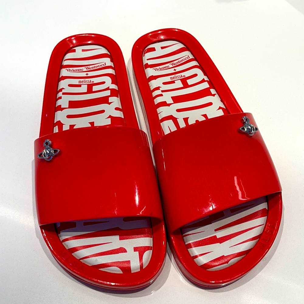 VIVIENNE WESTWOOD X MELISSA BEACH SLIDERS